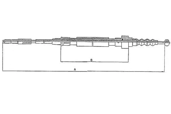 Cable Pull, parking brake (44003100)