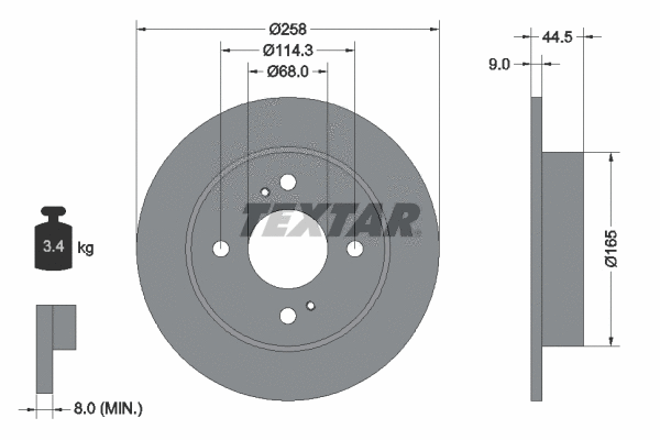 Brake Disc (92080200)