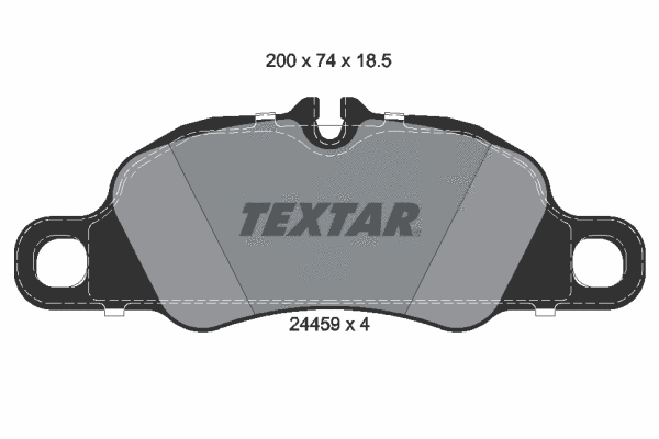 Brake Pad Set, disc brake (2445902)