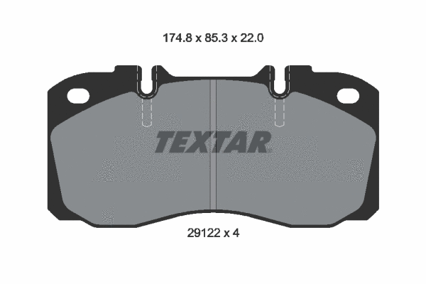 Brake Pad Set, disc brake (2912204)