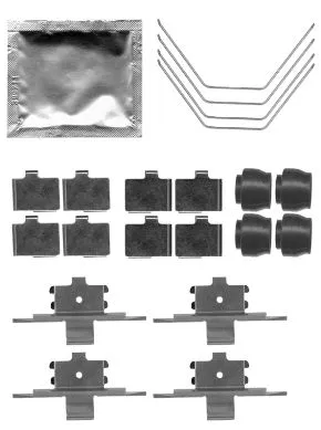 Accessory Kit, disc brake pad (82516400)