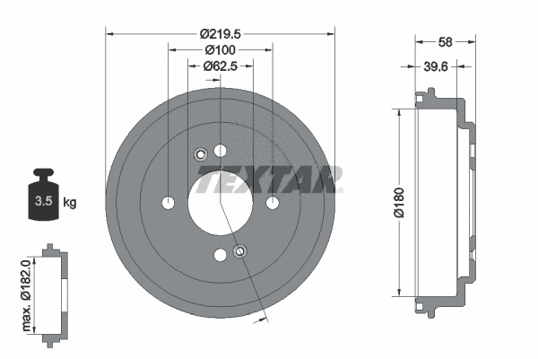 Brake Drum (94044100)