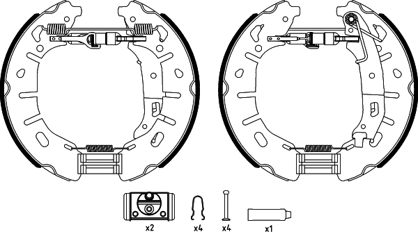 Brake Shoe Set (84079301)