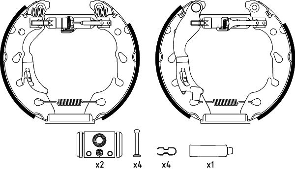 Brake Shoe Set (84079701)
