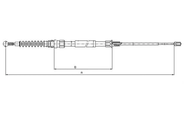 Cable Pull, parking brake (44044800)