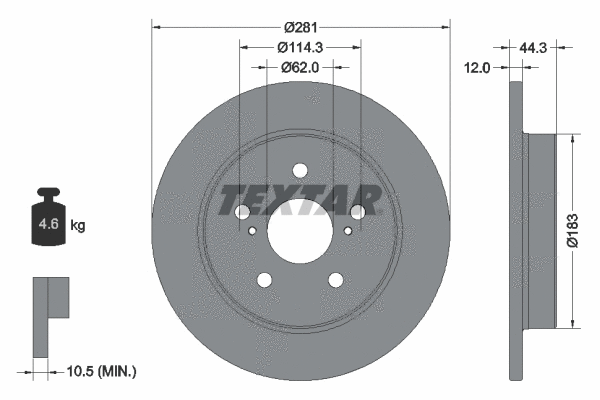 Brake Disc (92301403)