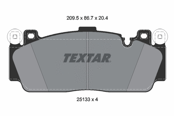 Brake Pad Set, disc brake (2513301)