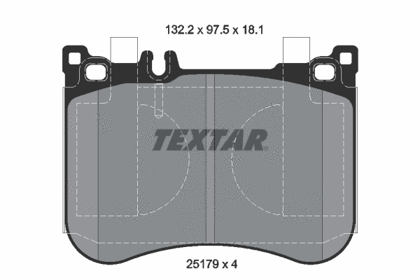 Brake Pad Set, disc brake (2517901)