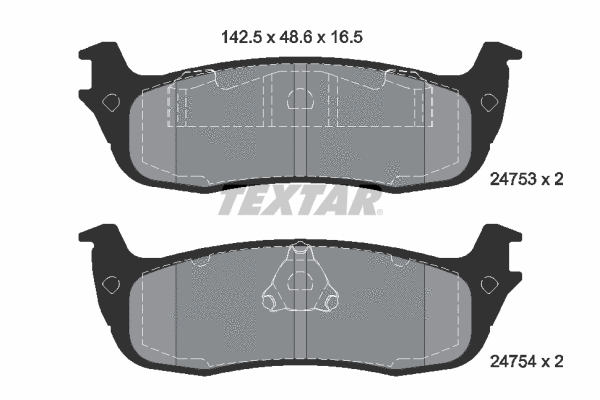 Brake Pad Set, disc brake (2475301)