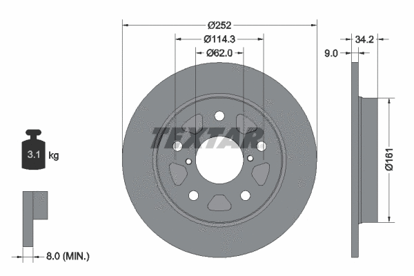 Brake Disc (92305703)
