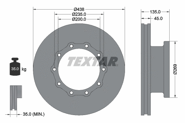 Brake Disc (93071800)