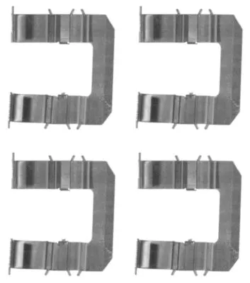 Accessory Kit, disc brake pad (82508500)