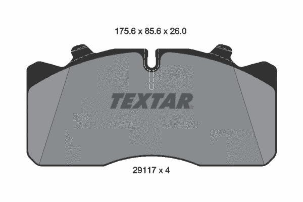 Brake Pad Set, disc brake (2911701)