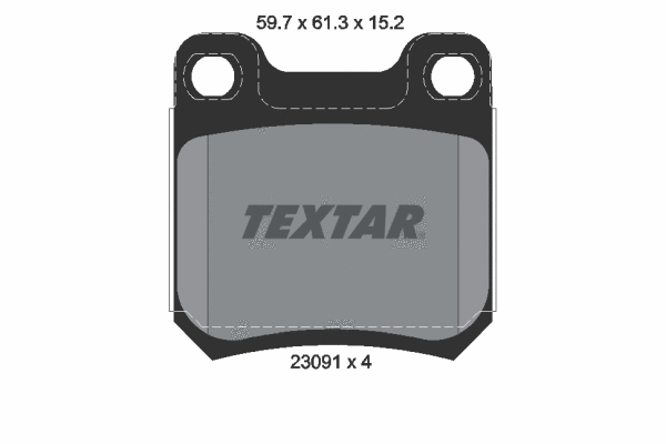 Brake Pad Set, disc brake (2309102)