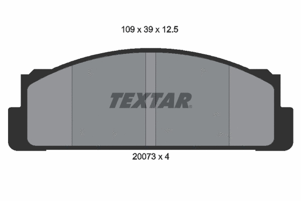 Brake Pad Set, disc brake (2007310)