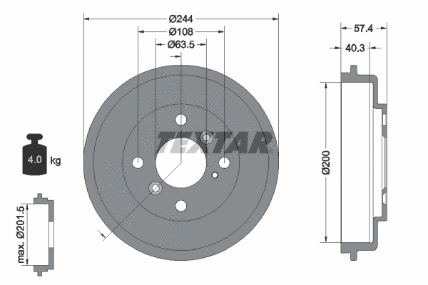 Brake Drum (94031900)