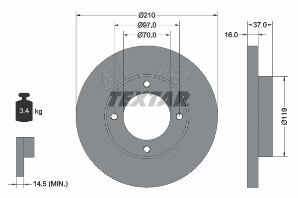 Brake Disc (92112600)