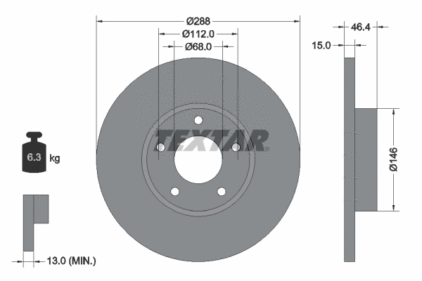 Brake Disc (92057400)