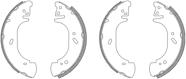 Brake Shoe Set (83048601)