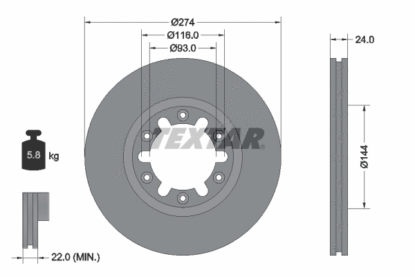 Brake Disc (92136300)
