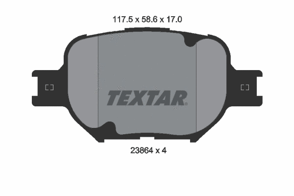 Brake Pad Set, disc brake (2386401)