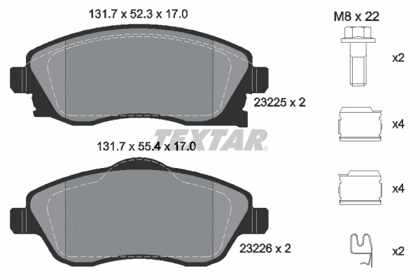 Brake Kit, disc brake (89005800)