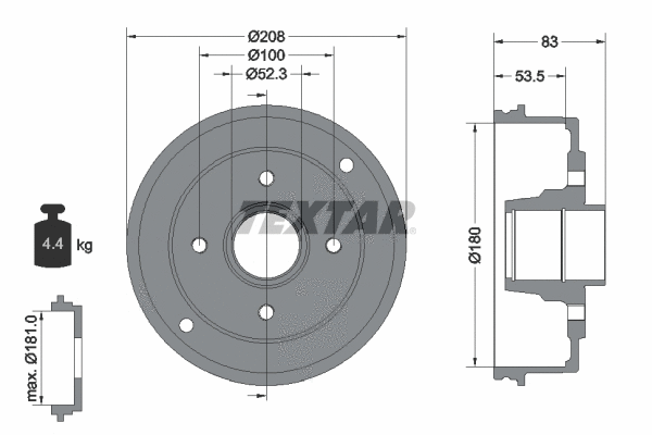 Brake Drum (94023600)