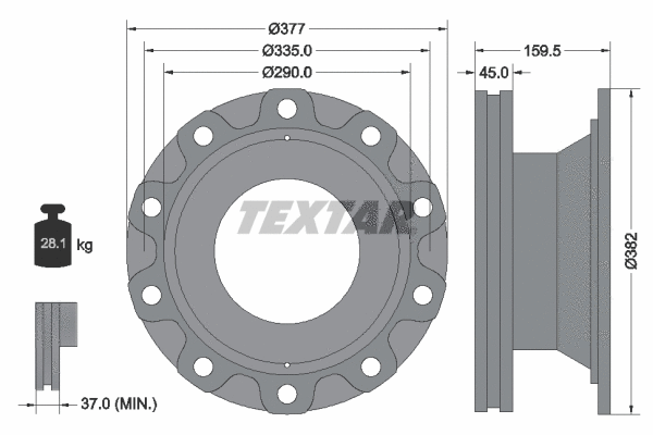 Brake Disc (93104900)