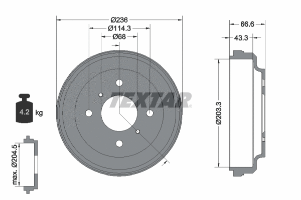 Brake Drum (94039800)