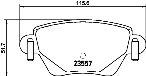 Brake Pad Set, disc brake (2355705)