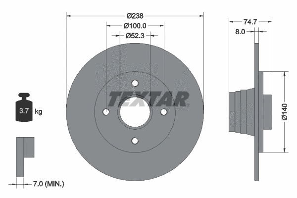 Brake Disc (92081200)