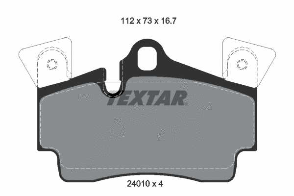 Brake Pad Set, disc brake (2401001)