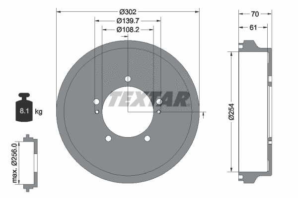 Brake Drum (94041000)