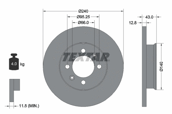 Brake Disc (92044400)