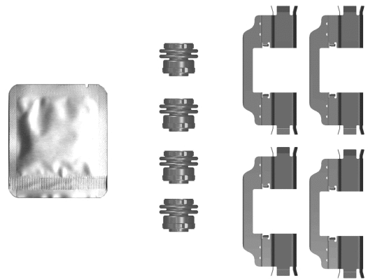 Accessory Kit, disc brake pad (82553000)