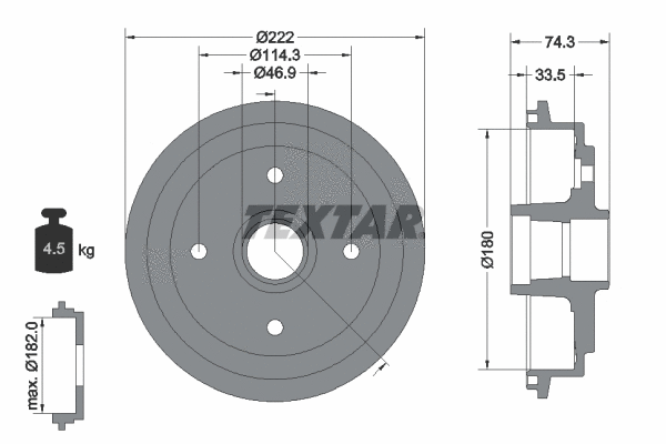 Brake Drum (94019300)