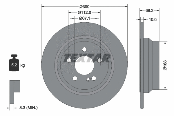 Brake Disc (92115400)