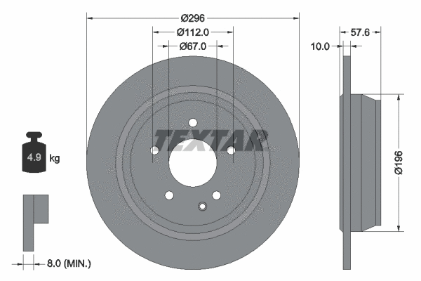 Brake Kit, disc brake (89017400)