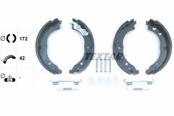 Brake Shoe Set, parking brake