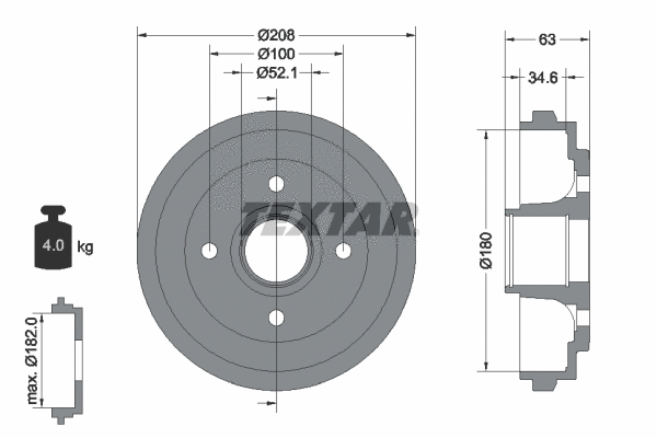 Brake Drum (94023900)