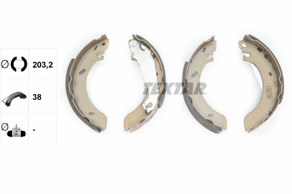Brake Shoe Set (91043800)