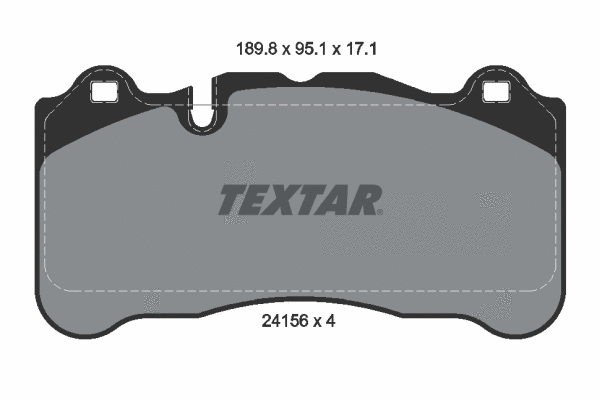 Brake Pad Set, disc brake (2415601)