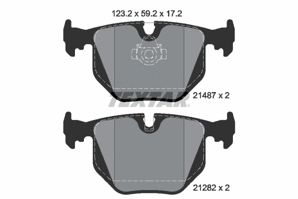 Brake Pad Set, disc brake (2148703)