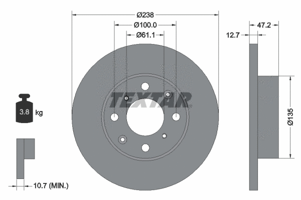 Brake Disc (92070500)