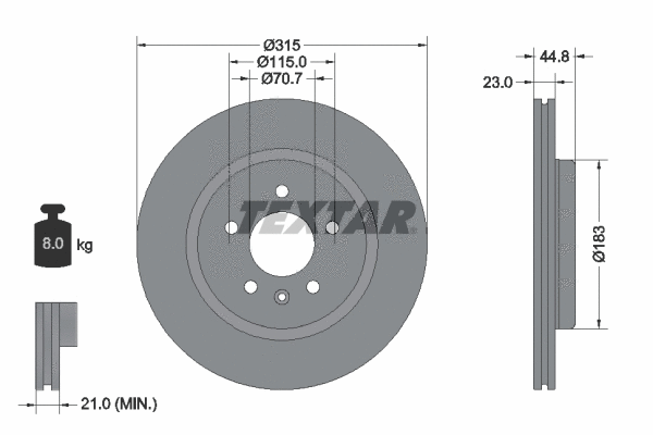 Brake Disc (92305603)