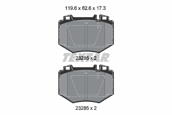 Brake Pad Set, disc brake (2328501)