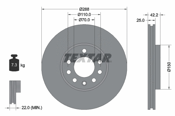 Brake Disc (92075600)