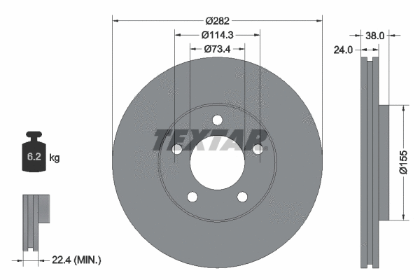Brake Disc (92153100)