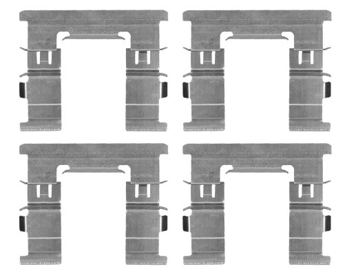 Accessory Kit, disc brake pad (82545800)