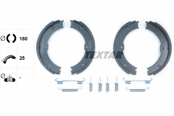Brake Shoe Set, parking brake